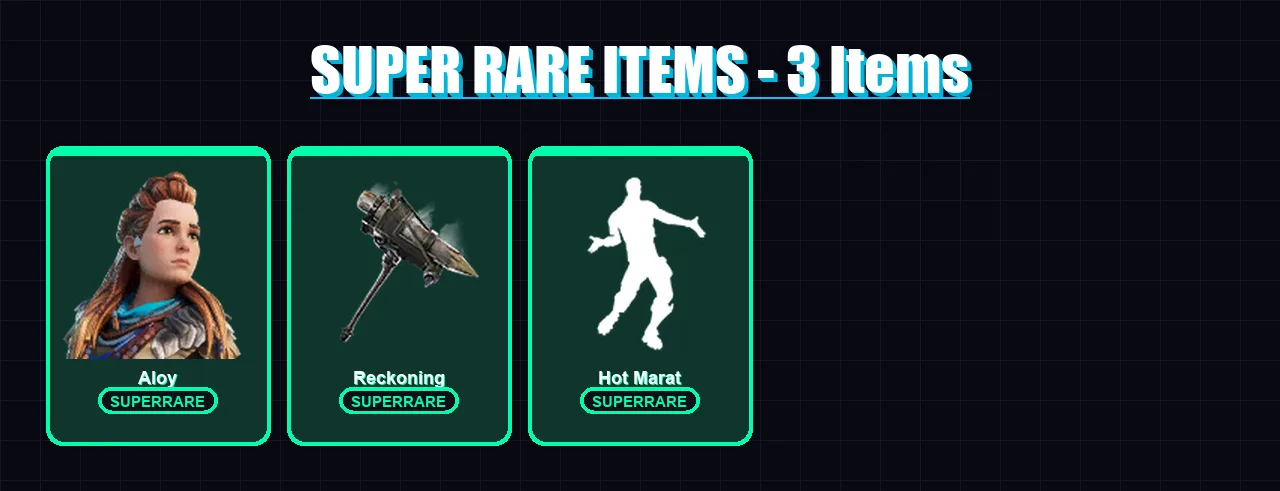 [PC/XBOX/PSN] | Aloy | Carbide | Calamity | Zenith | Raz | 35 skin | 26 pickaxe | 33 emote | 36 glider | Lv402 — Fortnite account