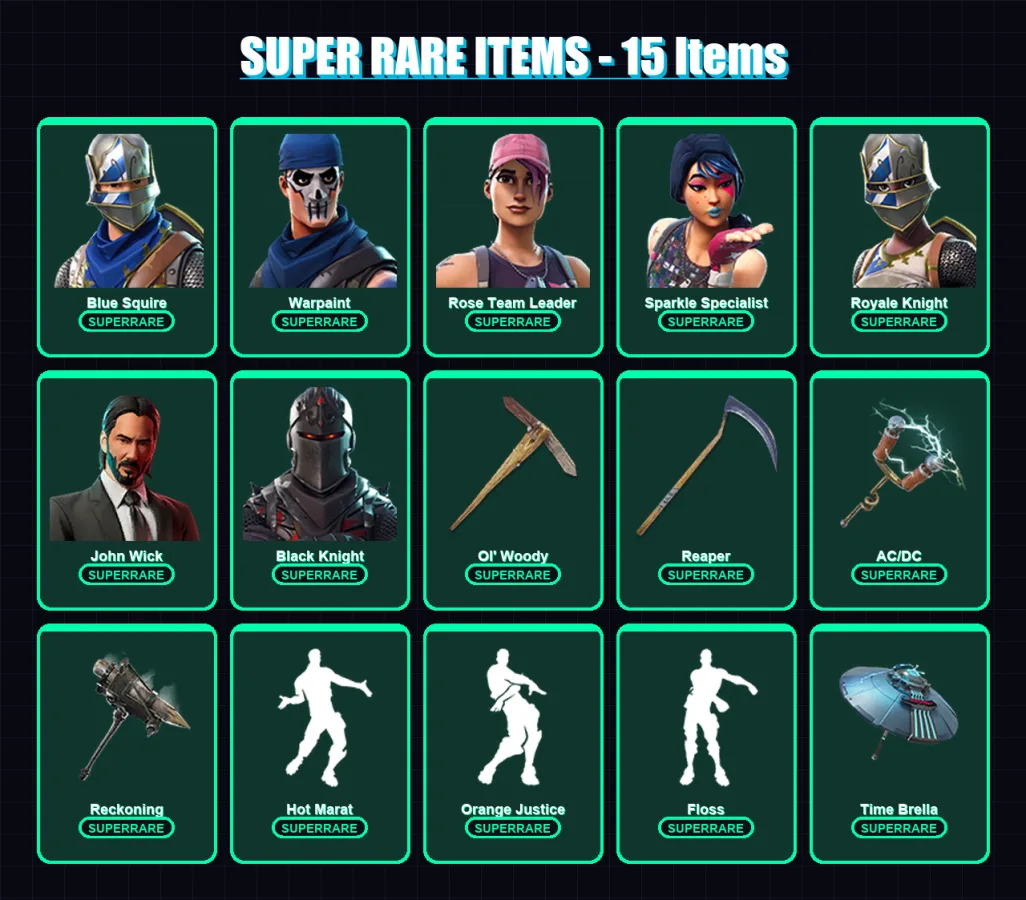 [PS4/PS5/XBOX/PC] | Blue Squire | Warpaint | Rose Team Leader | 149 skin | Lv1813
