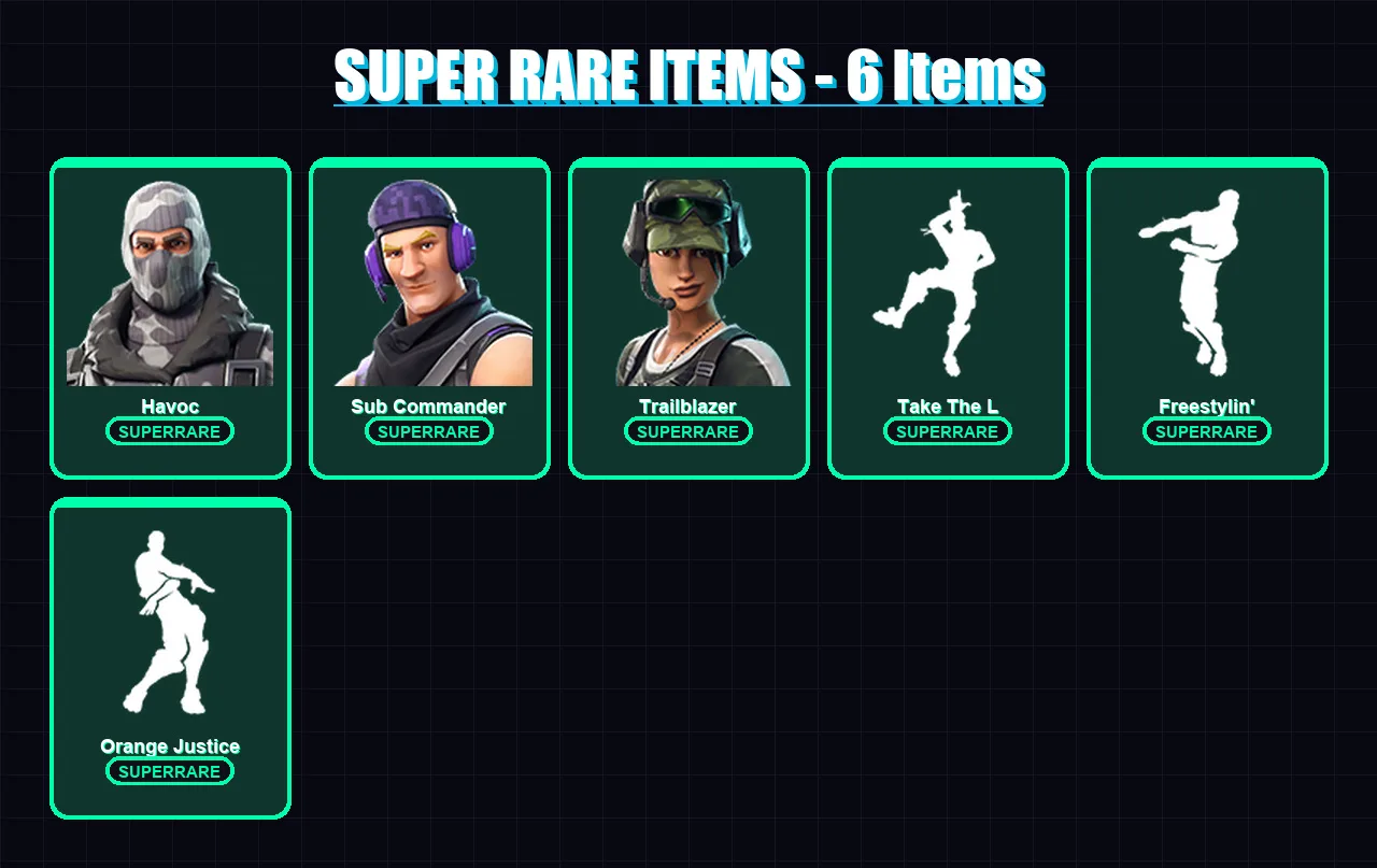 [PC/XBOX/PSN] | Havoc | Sub Commander | Trailblazer | Drift | Carbide | 14 skin | 8 pickaxe | 9 emote | 9 glider | Lv129 — Fortnite account