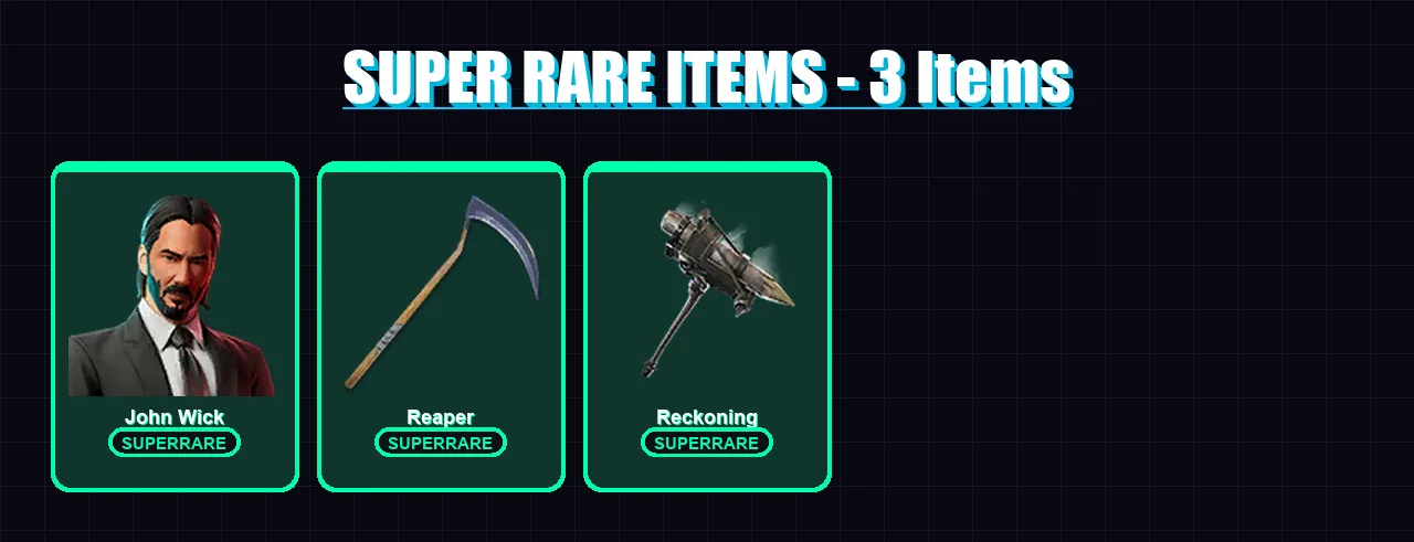 [PC/PSN] | John Wick | Zenith | Lynx | Calamity | Blackheart | 63 skin | 68 pickaxe | 67 emote | 53 glider | Lv813