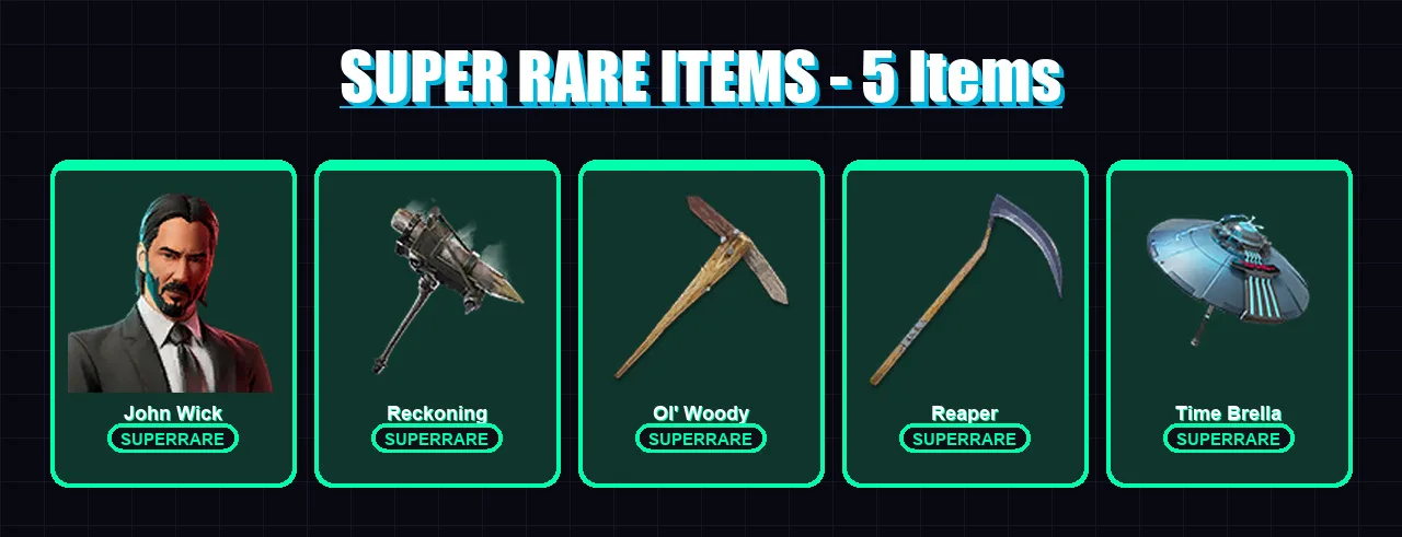 [PS4/PS5/XBOX/PC] | John Wick | Menace | Sorana | Malik | Rox | 172 skin | 173 pickaxe | 133 emote | 148 glider | Lv2056