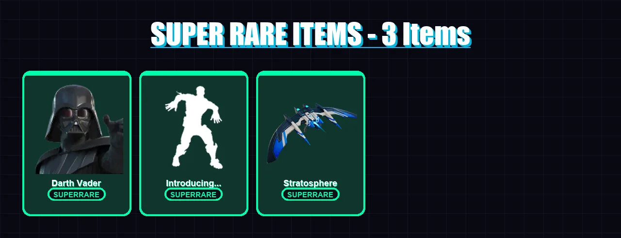 [SWITCH/XBOX/PC] | Darth Vader | Twyn | Raz | Nezumi | Snap | 137 skin | 138 pickaxe | 104 emote | 128 glider | Lv1724