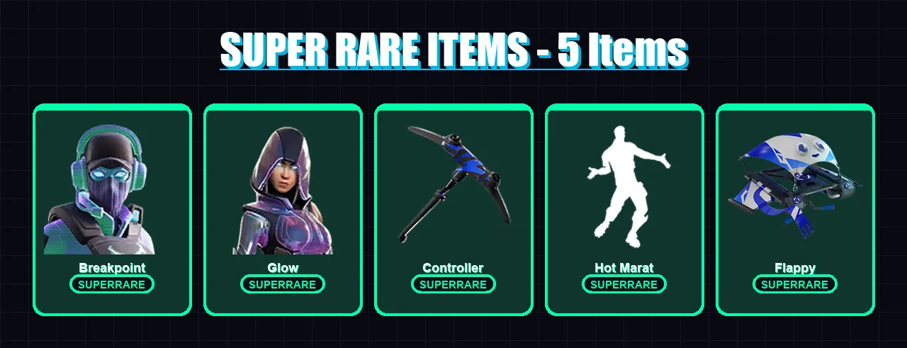 [PC] | Breakpoint | Glow | Catalyst | The Ice King | Hybrid | 174 skin | 196 pickaxe | 178 emote | 142 glider | Lv1888