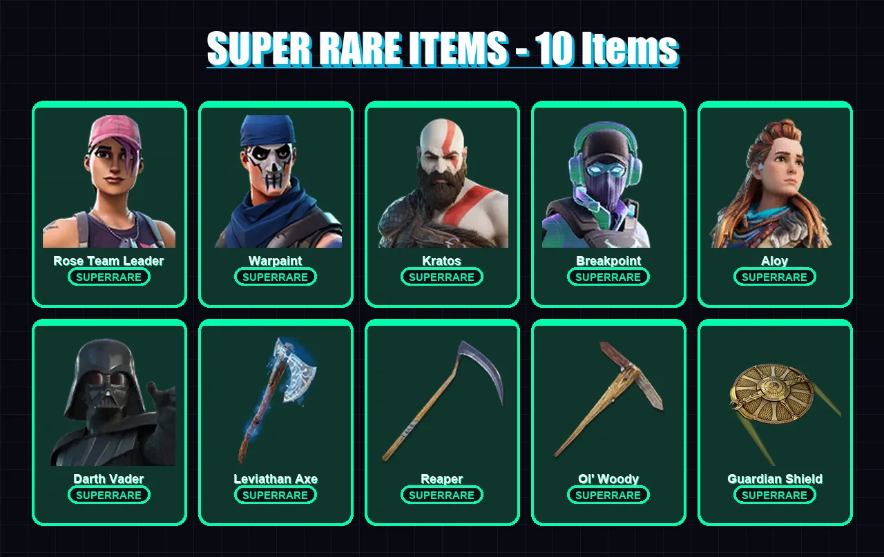 [PC/XBOX/PSN] | Skull Trooper  | Kor | Lara Croft | Ghoul Trooper | Renegade Raider | 303 skin | 260 pickaxe | 170 emote | 139 glider | Lv3293