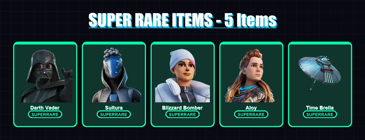 [PC] | Darth Vader | Sultura | Blizzard Bomber | Aloy | The Imagined | 239 skin | 240 pickaxe | 187 emote | 186 glider | Lv3408