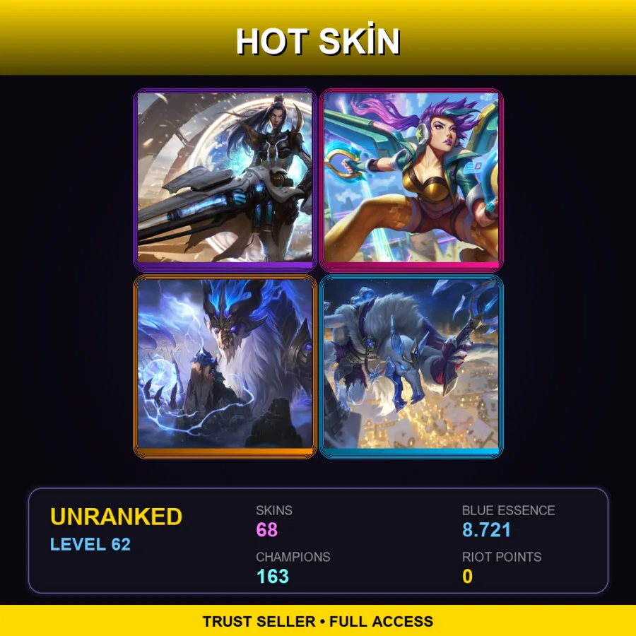 SG | Lv62 | Unranked | 68 Skin | 163 Champ — Battle Academia Katarina