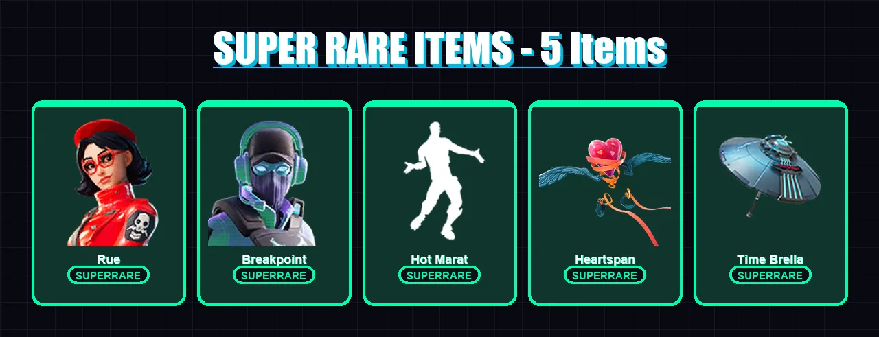 [PS4/PS5/XBOX/PC] | Rue | Breakpoint | Sentinel | Frostbite | Menace | 128 skin | 190 pickaxe | 155 emote | 150 glider | Lv2901