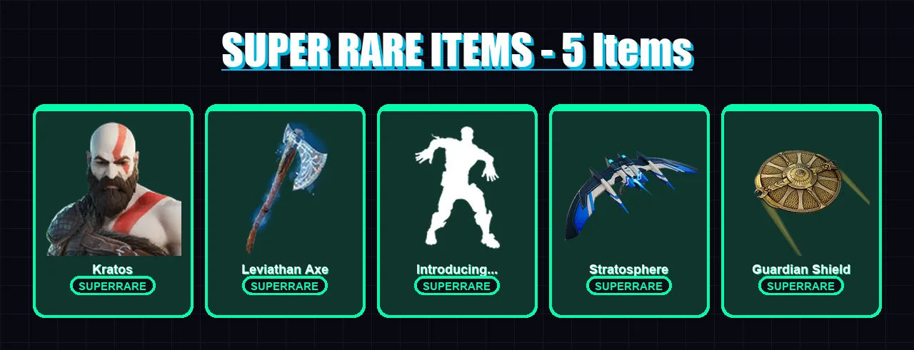 [PS4/PS5/XBOX/PC] | Kratos | Black Manta | Michael Myers | Imperial Stormtrooper | Master Chief | 10 skin | 14 pickaxe | 13 emote | 18 glider | Lv15