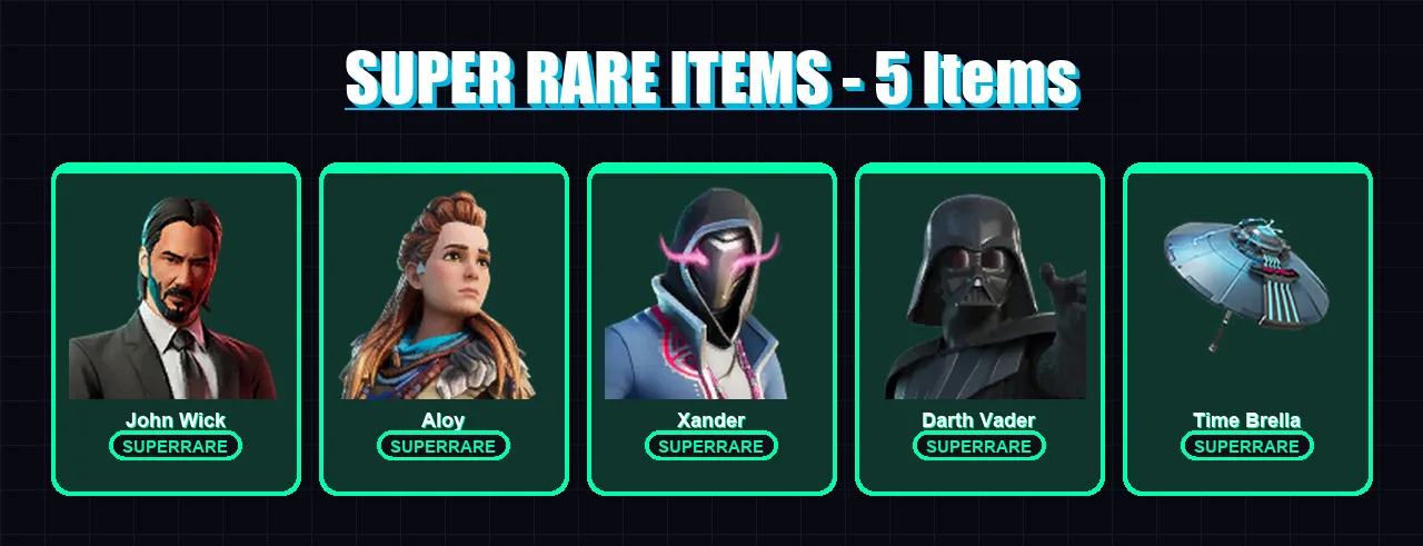 [PC] | John Wick | Aloy | Xander | Darth Vader | Son Goku | 81 skin | 113 pickaxe | 79 emote | 96 glider | Lv1445