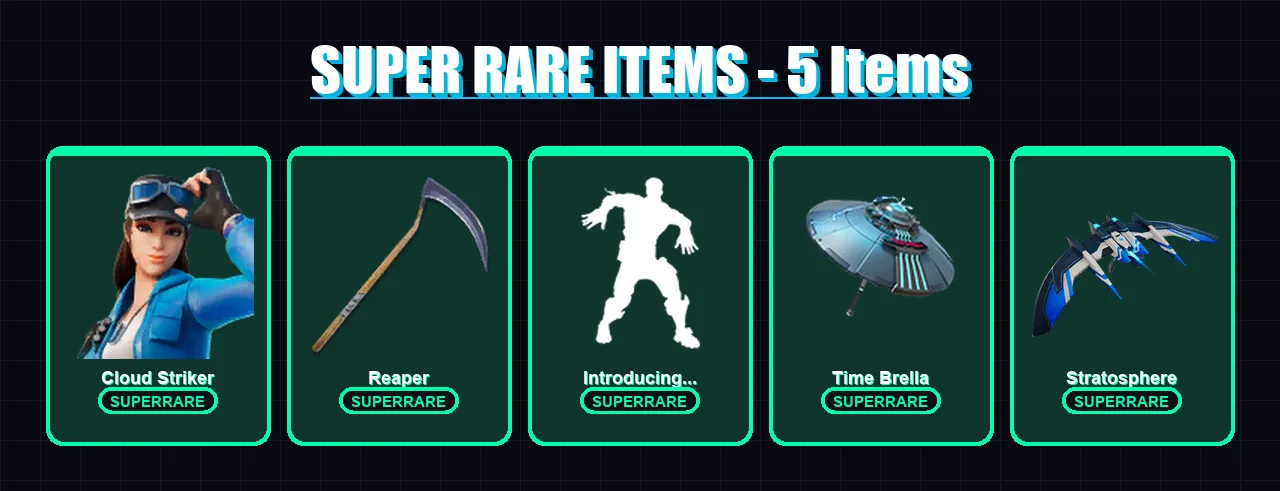 [PS4/PS5/XBOX/PC] | Cloud Striker | Snap | Mandalorian | Jennifer Walters | Storm | 24 skin | 32 pickaxe | 16 emote | 23 glider | Lv444