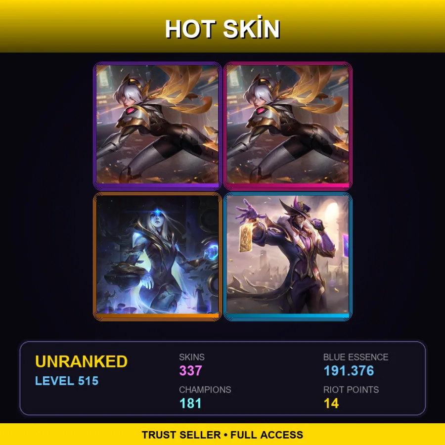 EUW | Lv515 | Unranked | 337 Skin | 181 Champ — Marble Malphite