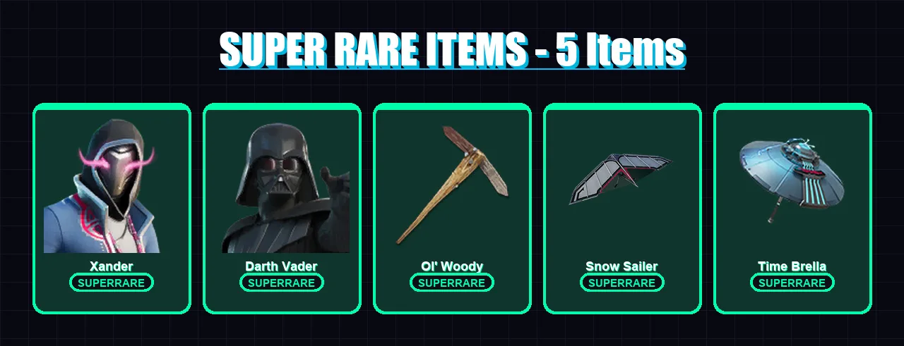 [PS4/PS5/PC] | Xander | Darth Vader | Malik | Valeria | Optimus Prime | 187 skin | 209 pickaxe | 145 emote | 153 glider | Lv2117