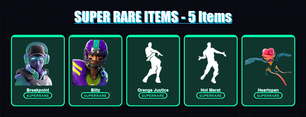 [PC/XBOX/PSN] | Breakpoint | Blitz | Blackheart | Catalyst | Hybrid | 25 skin | 31 pickaxe | 46 emote | 32 glider | Lv430