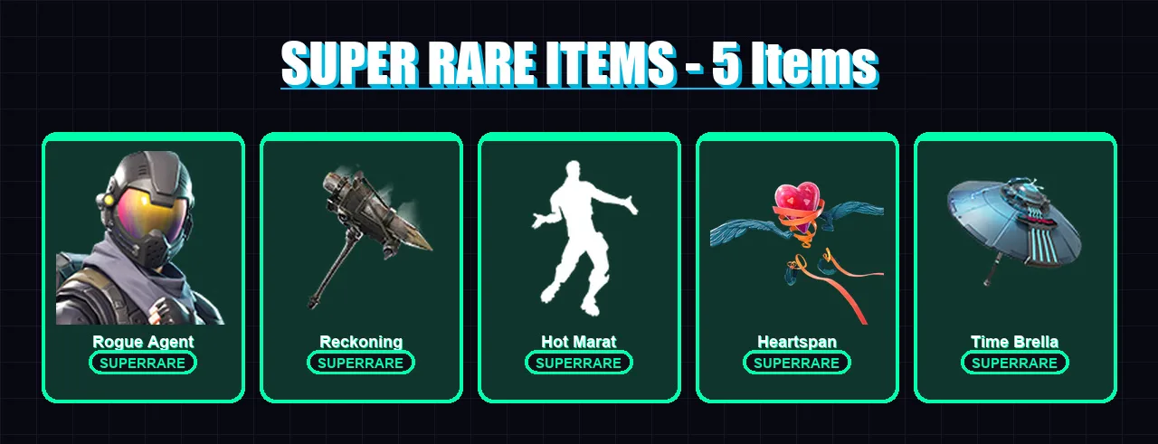 [PC/XBOX/PSN] | Rogue Agent | Hybrid | Blackheart | Lynx | Zenith | 28 skin | 48 pickaxe | 50 emote | 57 glider | Lv981