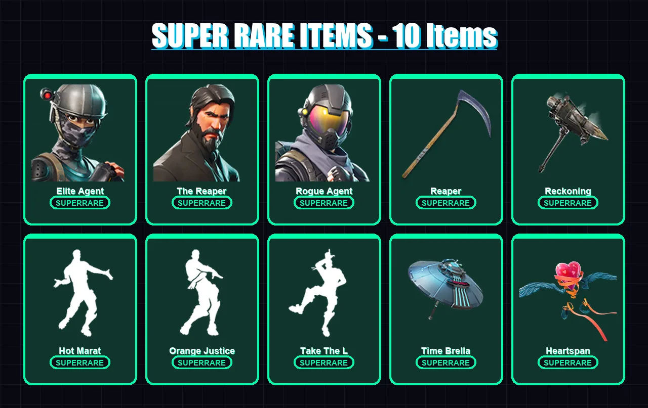 [PC/PSN] | Elite Agent | The Reaper | Rogue Agent | Kado Thorne | Ragnarok | 279 skin | 260 pickaxe | 201 emote | 219 glider | Lv3117 — Fortnite account