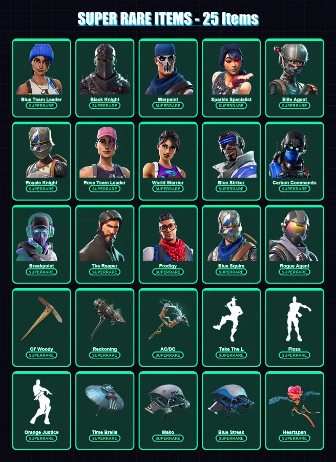 [PS4/PS5/XBOX/PC] | Blue Team Leader | Black Knight | Warpaint | 136 skin | Lv1673