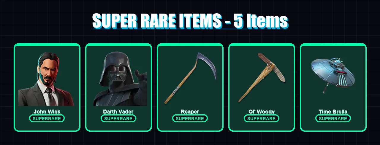 [PS4/PS5/PC] | John Wick | Darth Vader | Paradigm (Reality-659) | Zero | Ronin | 373 skin | 350 pickaxe | 303 emote | 210 glider | Lv3664