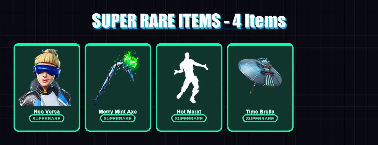 [PS4/PS5/XBOX/PC] | Neo Versa | Hybrid | Sorana | The Scientist | Blackheart | 56 skin | 79 pickaxe | 60 emote | 79 glider | Lv1058