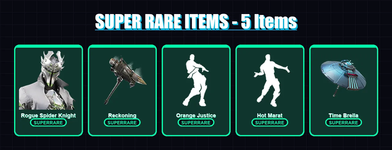 [PC/XBOX/PSN] | Rogue Spider Knight | Blackheart | Rox | Sentinel | Dire | 116 skin | 98 pickaxe | 113 emote | 105 glider | Lv1498