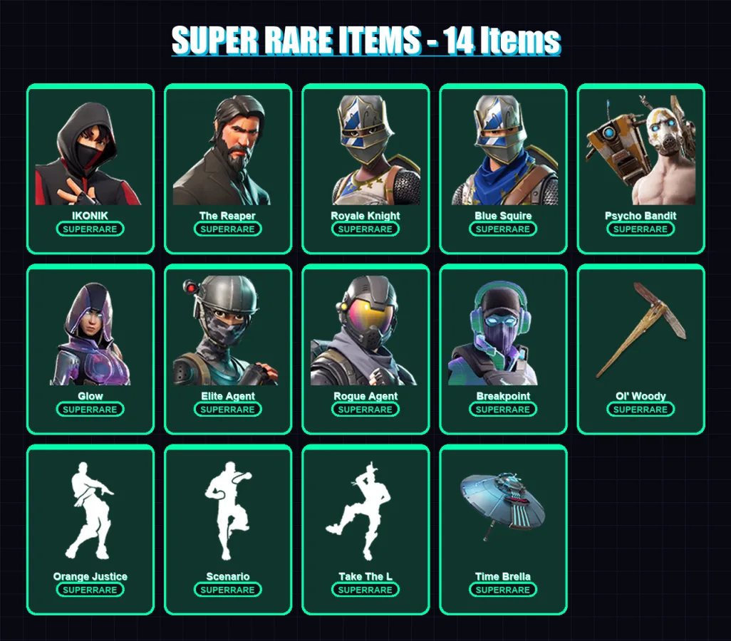 [PC/XBOX/PSN] | IKONIK | The Reaper | Royale Knight | Blue Squire | Psycho Bandit | 793 skin | 577 pickaxe | 336 emote | 300 glider | Lv4341 — Fortnite account