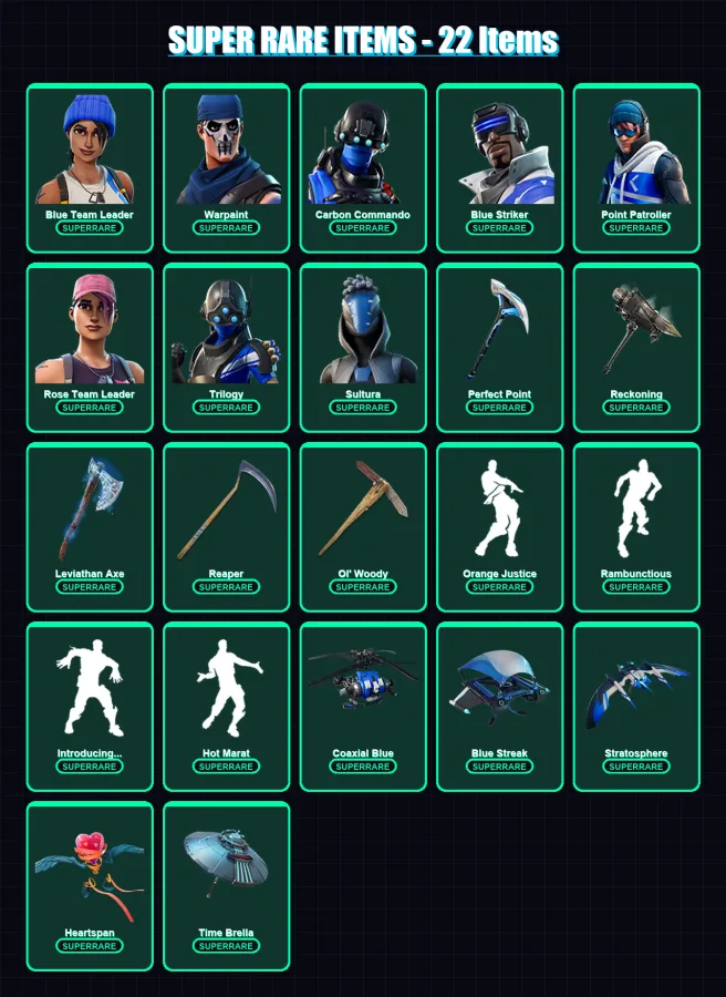 [PC/XBOX/PSN] | Blue Team Leader | Warpaint | Carbon Commando | 253 skin | Lv2601
