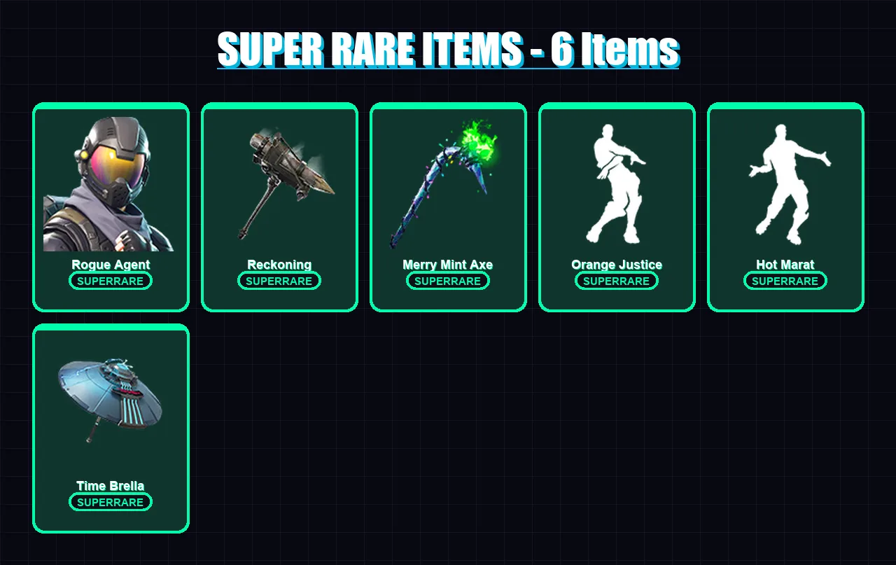 [PC/PSN] | Rogue Agent | Ruin | Sentinel | The Ice King | Fade | 109 skin | 106 pickaxe | 118 emote | 114 glider | Lv1821