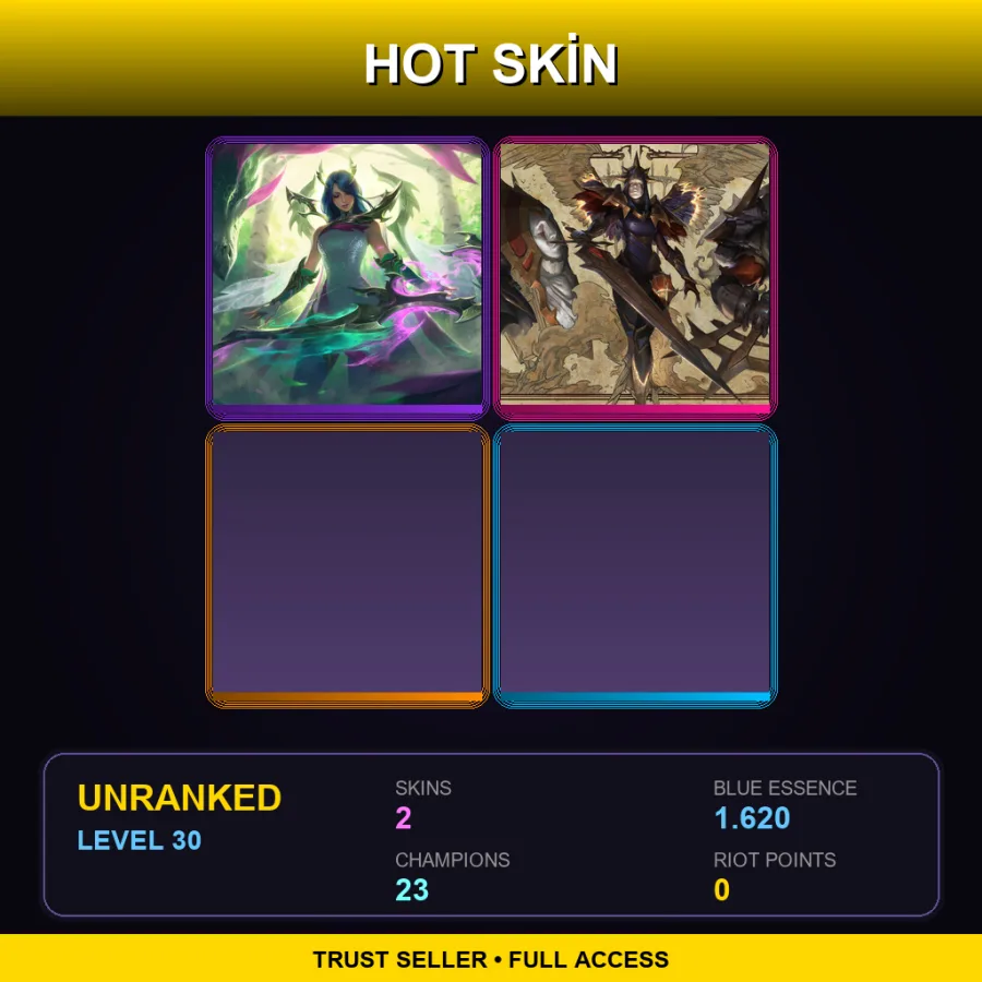 LAN | Lv30 | Unranked | 2 Skin | 23 Champ — Fae Dragon Ashe