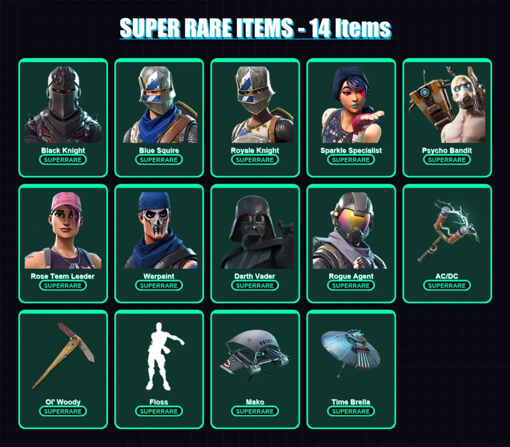 [PC/XBOX/PSN] | Black Knight | Blue Squire | Royale Knight | 132 skin | Lv2535