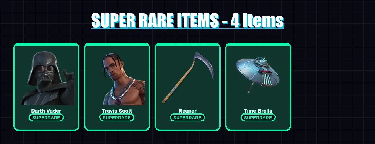 [PS4/PS5/XBOX/PC] | Darth Vader | Travis Scott | Peter Griffin | The Origin | Omegarok | 100 skin | 126 pickaxe | 111 emote | 118 glider | Lv2404