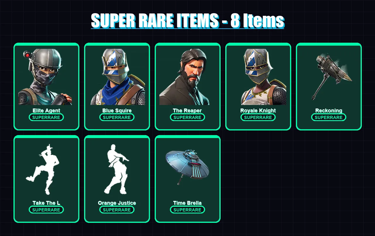 [PC/PSN] | Elite Agent | Blue Squire | The Reaper | Royale Knight | Valor | 71 skin | 115 pickaxe | 112 emote | 113 glider | Lv1574