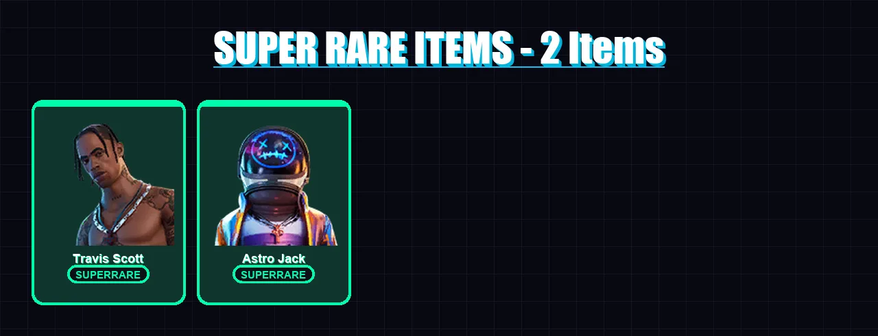 [PC/XBOX] | Travis Scott | Astro Jack | Zeus | Deadpool | Fade | 37 skin | 36 pickaxe | 40 emote | 45 glider | Lv500