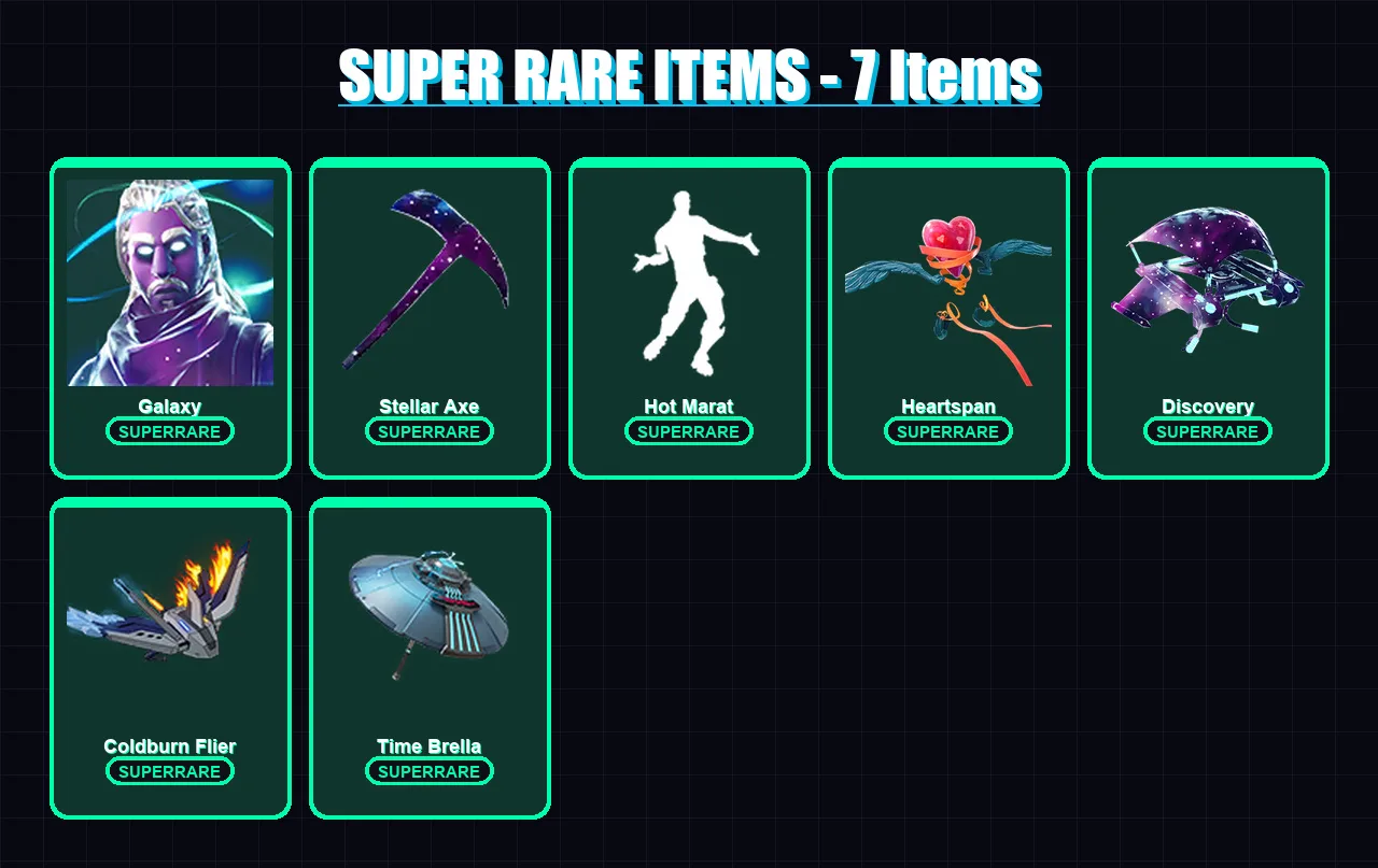 [PC/XBOX/PSN] | Galaxy | Hybrid | Blackheart | All Might | Shoto Todoroki | 12 skin | 40 pickaxe | 28 emote | 31 glider | Lv408