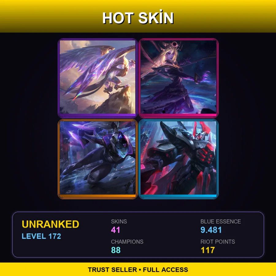 EUNE | Lv172 | Unranked | 41 Skin | 88 Champ — Dwg Leona