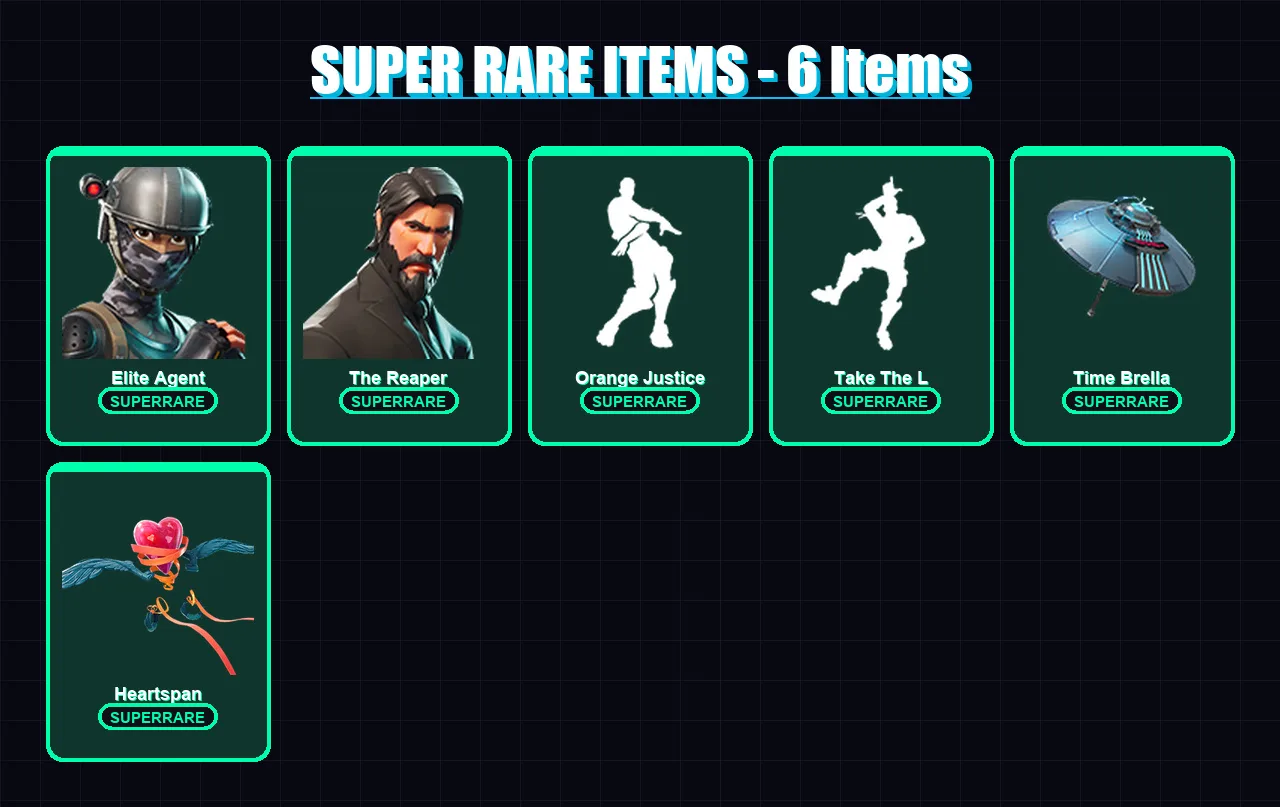 [PC/XBOX/PSN] | Elite Agent | The Reaper | Blackheart | Hybrid | Dark Voyager | 17 skin | 29 pickaxe | 36 emote | 38 glider | Lv659