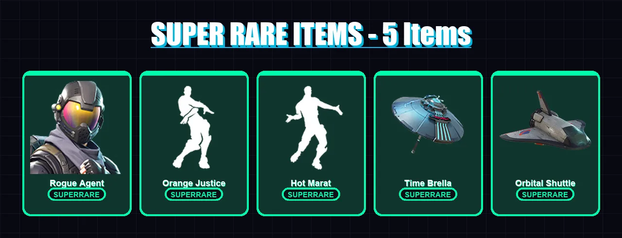 [PS4/PS5/XBOX/PC] | Rogue Agent | The Ice King | Zenith | Raven | Rex | 57 skin | 65 pickaxe | 66 emote | 71 glider | Lv1002