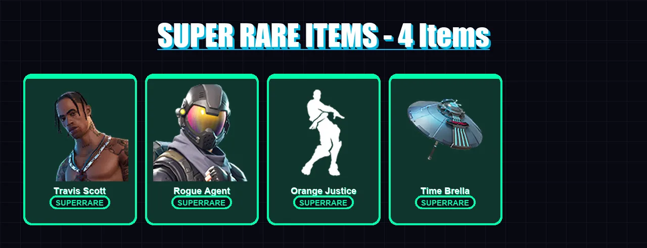 [PS4/PS5/XBOX/PC] | Travis Scott | Rogue Agent | Sentinel | Peter Griffin | Blackheart | 86 skin | 91 pickaxe | 101 emote | 97 glider | Lv1424