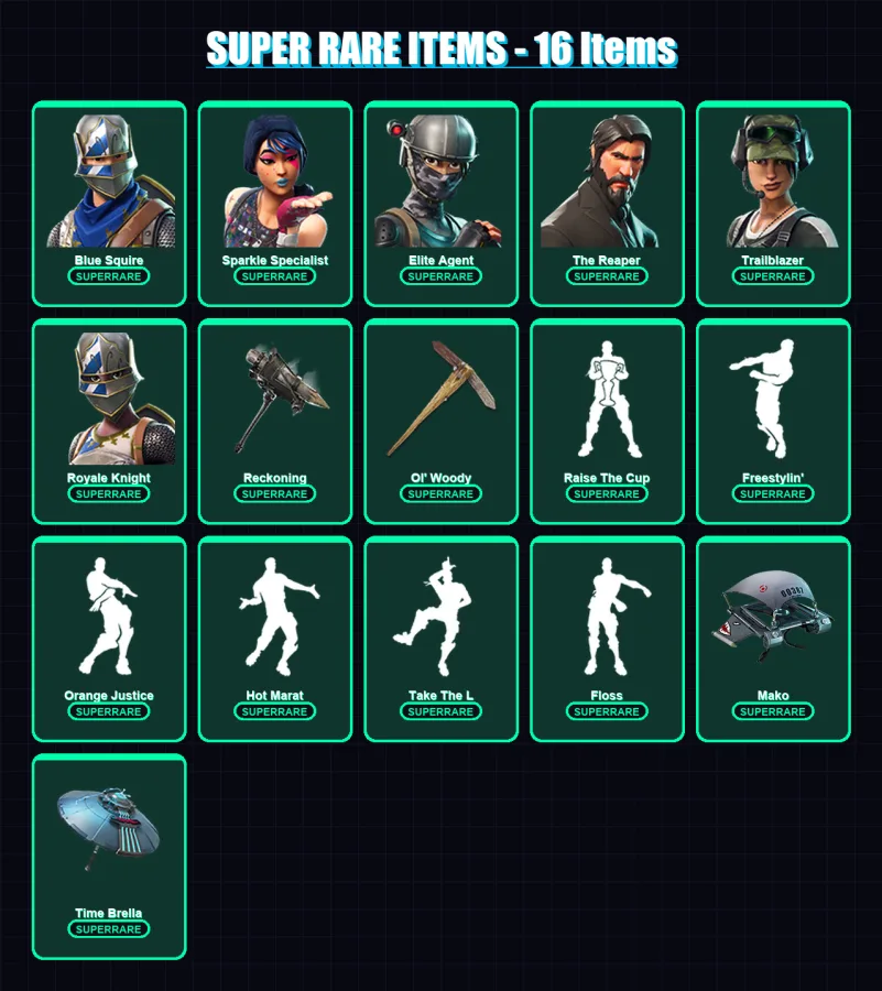 [PS4/PS5/XBOX/PC] | Blue Squire | Sparkle Specialist | Elite Agent | 125 skin | Lv2102