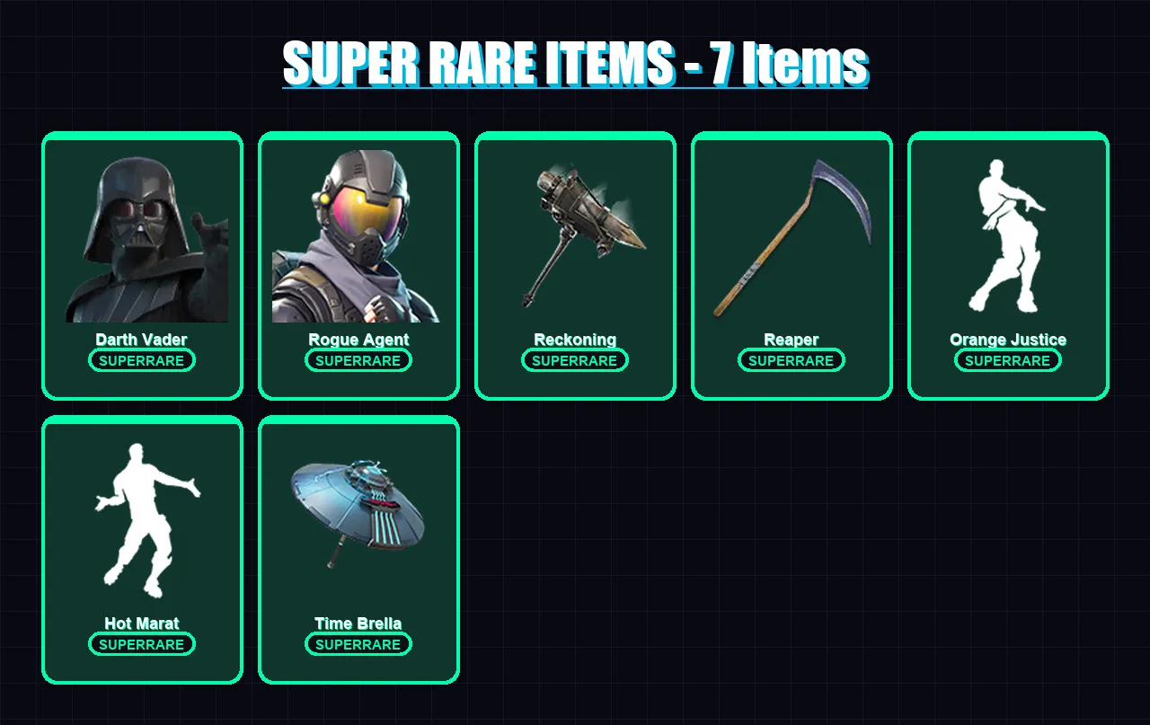 [PC/PSN] | Darth Vader | Rogue Agent | Valor | Luxe | The Origin | 246 skin | 253 pickaxe | 210 emote | 209 glider | Lv3570