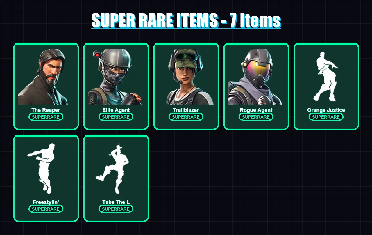 [SWITCH/XBOX/PSN/PC] | The Reaper | Elite Agent | Trailblazer | Rogue Agent | Omega | 27 skin | 14 pickaxe | 14 emote | 14 glider | Lv195 — Fortnite account