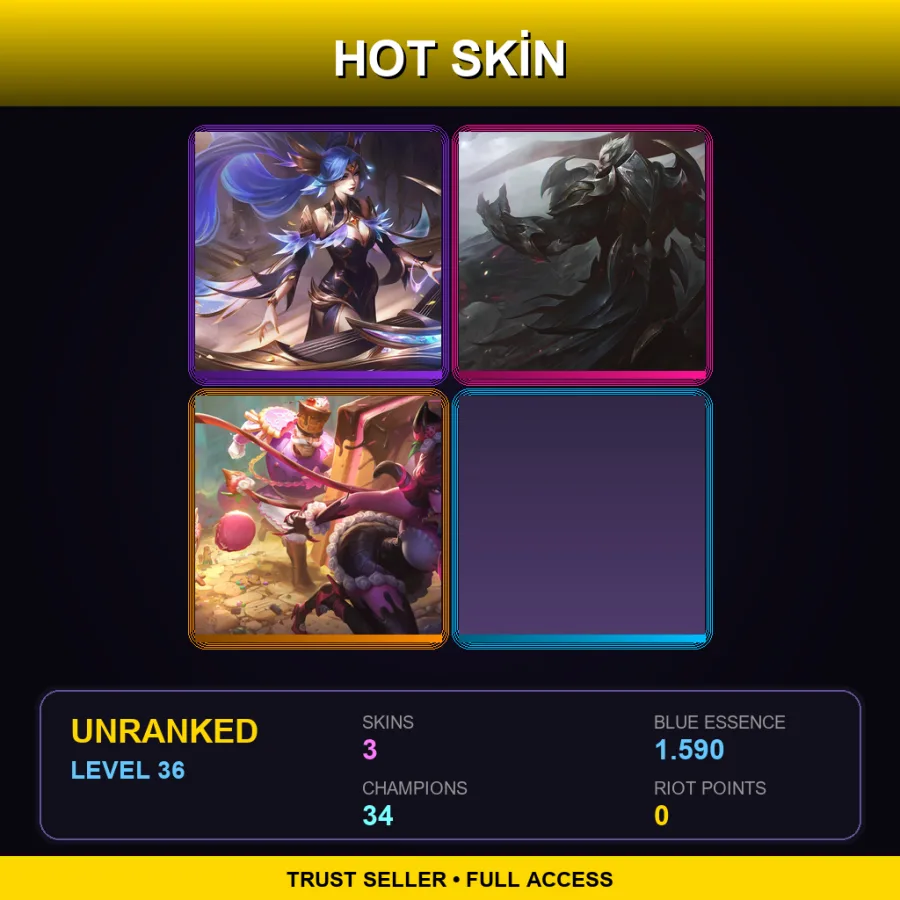 EUW | Lv36 | Unranked | 3 Skin | 34 Champ — Sugar Rush Braum