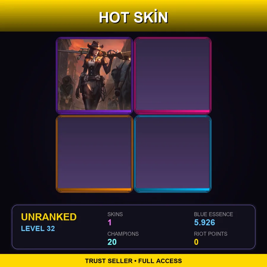 EUNE | Lv32 | Unranked | 1 Skin | 20 Champ