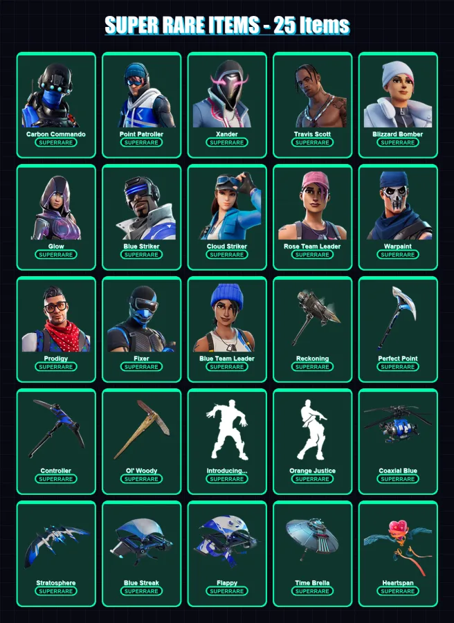 [PS4/PS5/XBOX/PC] | Carbon Commando | Point Patroller | Xander | 142 skin | Lv2799