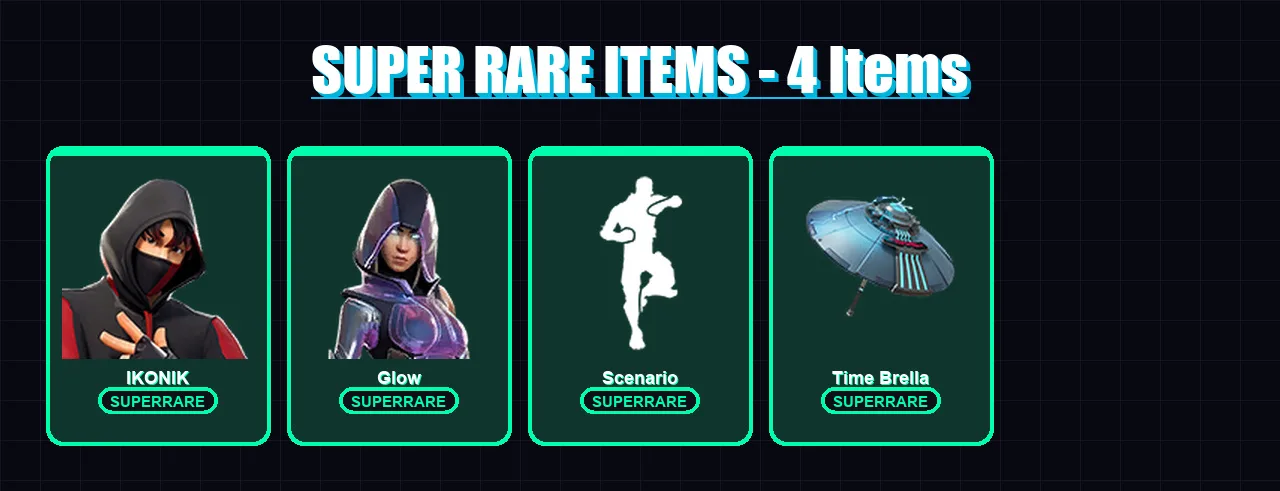 [PC/XBOX] | IKONIK | Glow | Deadpool | Gear Specialist Maya | Peter Griffin | 42 skin | 69 pickaxe | 67 emote | 72 glider | Lv1187