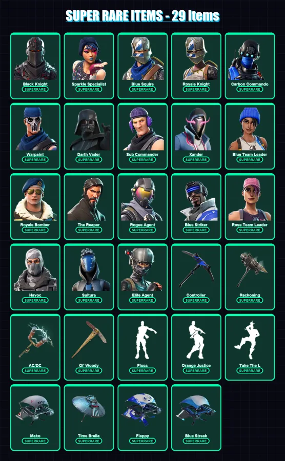 [SWITCH/XBOX/PC] | Black Knight | Sparkle Specialist | Blue Squire | 266 skin | Lv4558
