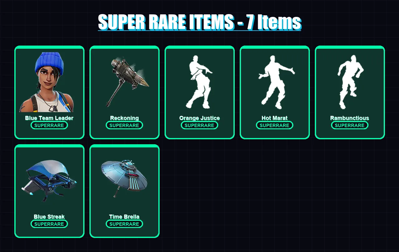 [PC/XBOX/PSN] | Blue Team Leader | Sentinel | Valor | Enforcer | Lynx | 48 skin | 39 pickaxe | 63 emote | 52 glider | Lv792 — Fortnite account