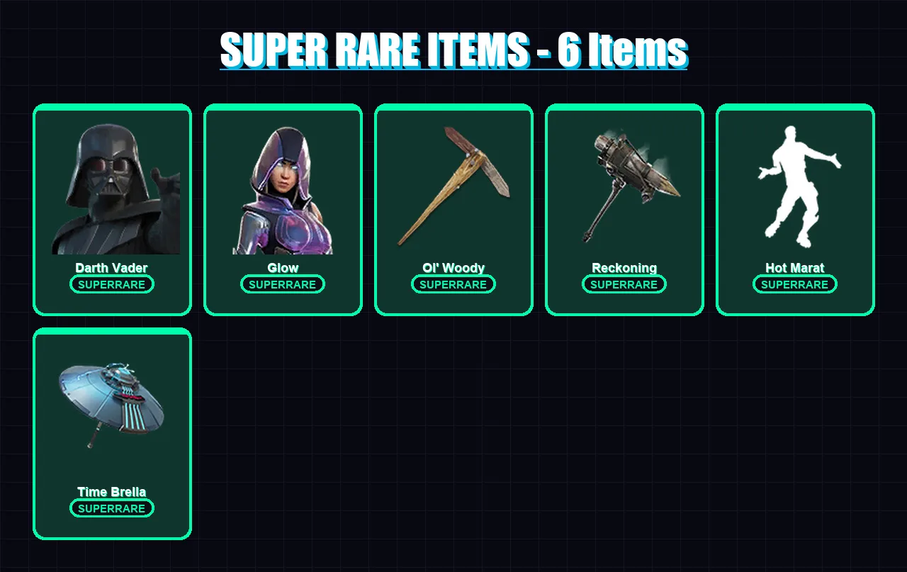 [PC/PSN] | Darth Vader | Glow | Zeus | The Foundation | Blackheart | 191 skin | 173 pickaxe | 147 emote | 148 glider | Lv1619