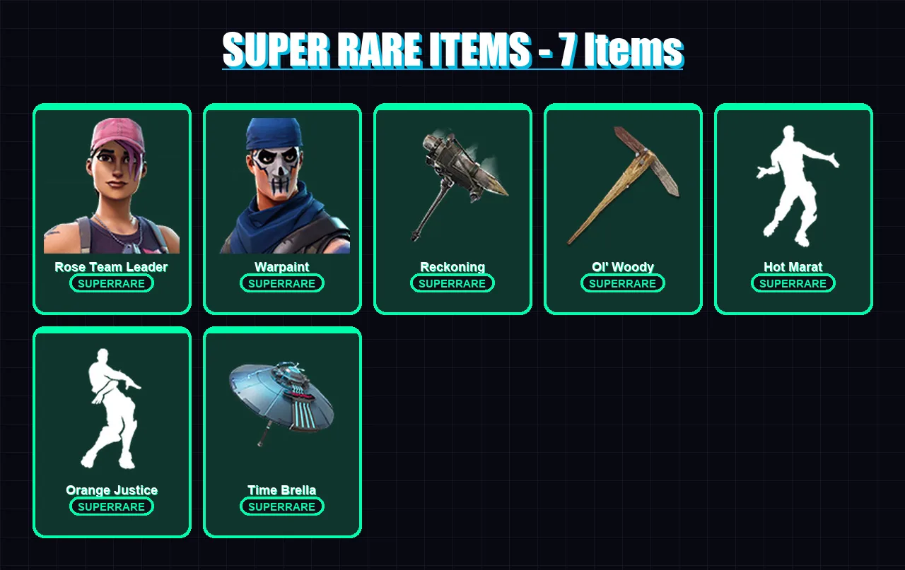 [PC/PSN] | Rose Team Leader | Warpaint | The Prisoner | Catalyst | A.I.M. | 123 skin | 133 pickaxe | 134 emote | 115 glider | Lv1711