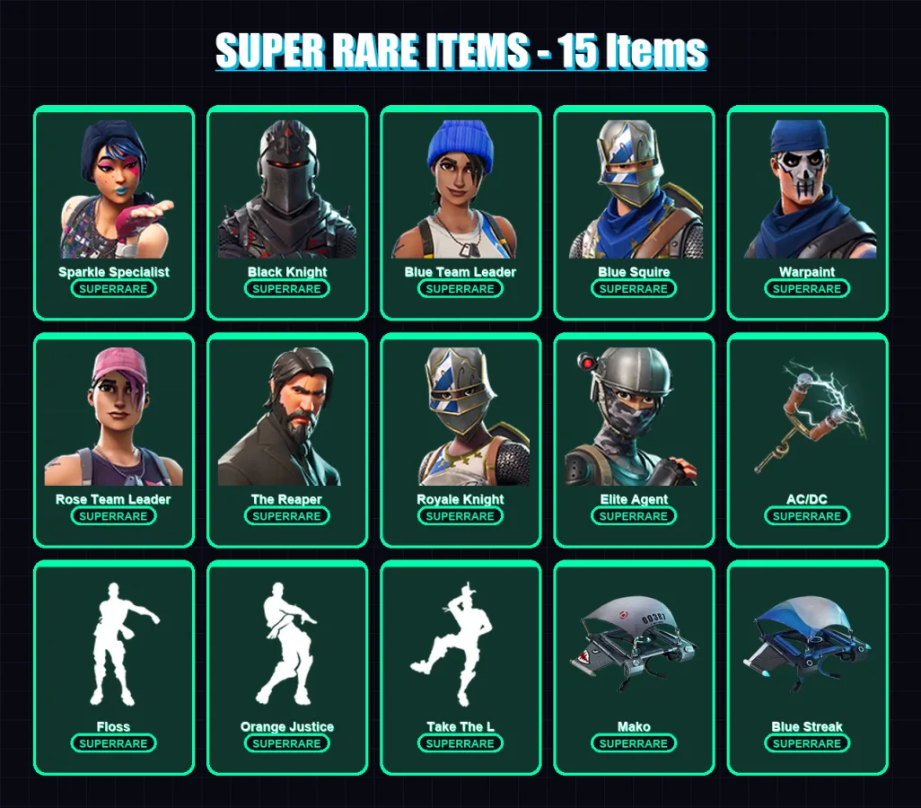 [PS4/PS5/XBOX/PC] | Sparkle Specialist | Black Knight | Blue Team Leader | 24 skin | Lv222 — Fortnite account