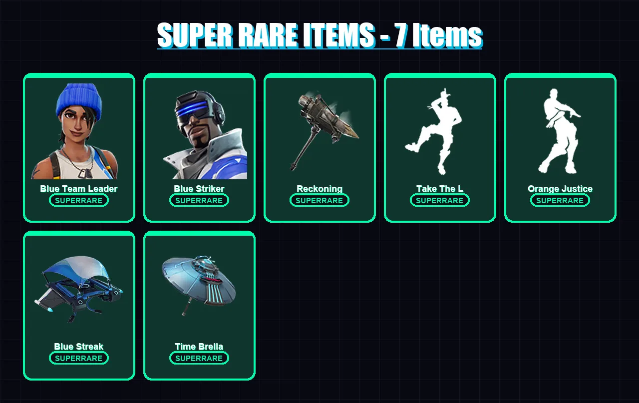 [PC/XBOX/PSN] | Blue Team Leader | Blue Striker | Carbide | Valor | Dark Voyager | 20 skin | 14 pickaxe | 19 emote | 18 glider | Lv212