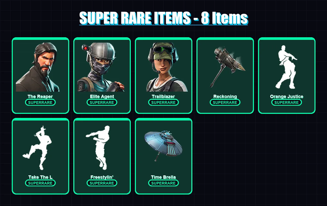 [PC/XBOX] | The Reaper | Elite Agent | Trailblazer | Ragnarok | Dire | 35 skin | 25 pickaxe | 30 emote | 31 glider | Lv453